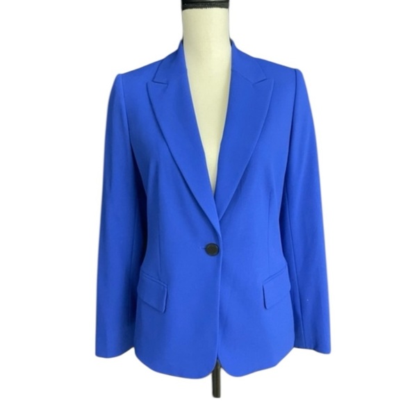Calvin Klein Vibrant Blue Blazer Size 8 - Picture 9 of 9